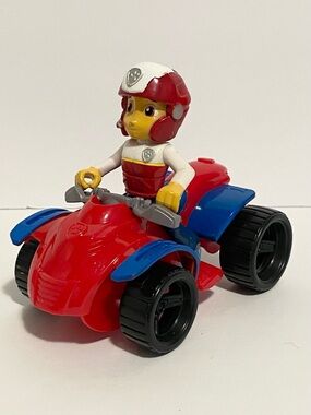 Paw Patrol Ryder Rider Figure Rescue ATV 4 Wheeler Vehicle 4” Red Car Toy